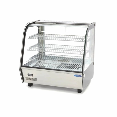 Deluxe Inox Vitrine Chauffante 120L